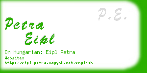 petra eipl business card